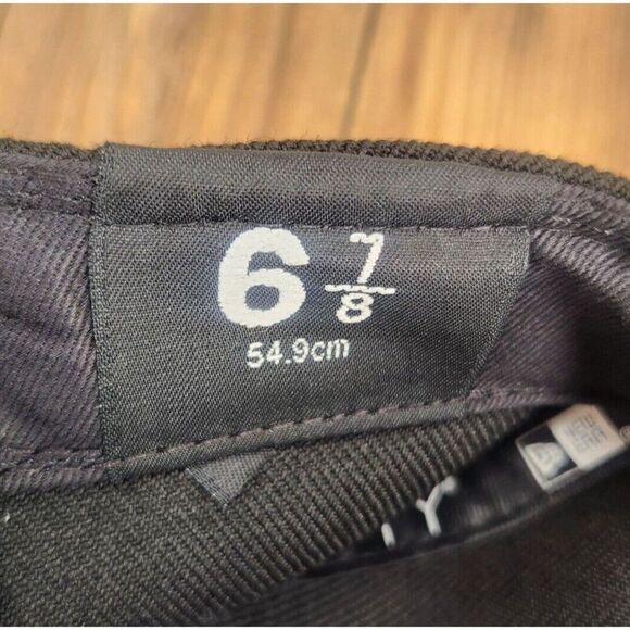 New Era Green Bay Packers 59fifty Fitted 6 7/8" Hat Cap Black NFL Midnight Wool - Picture 11 of 11